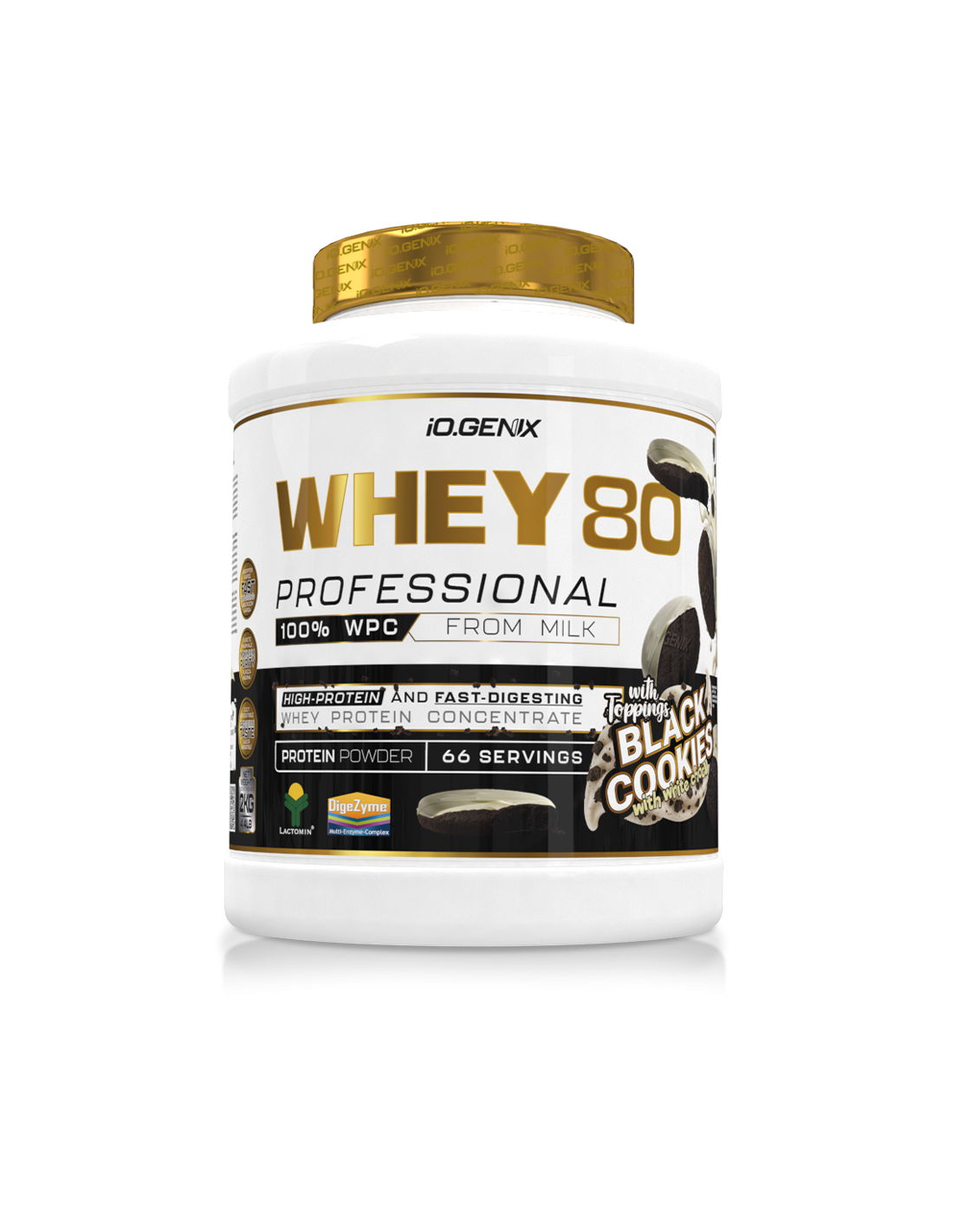 WHEY BLACK COOKIES Y CHOCOLATE BLANCO IO.GENIX