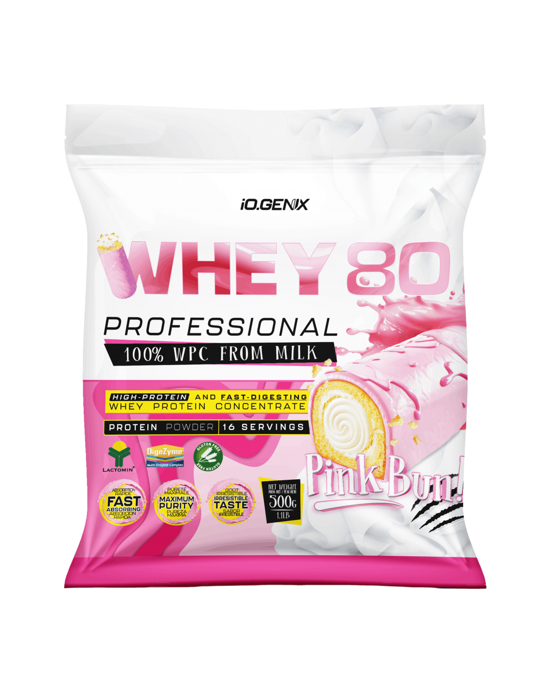 WHEY PINK BUN IO.GENIX