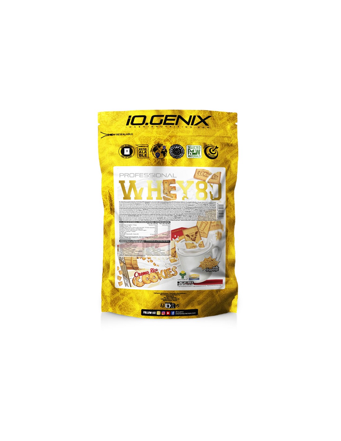 WHEY CREMA RICA COOKIES IO.GENIX