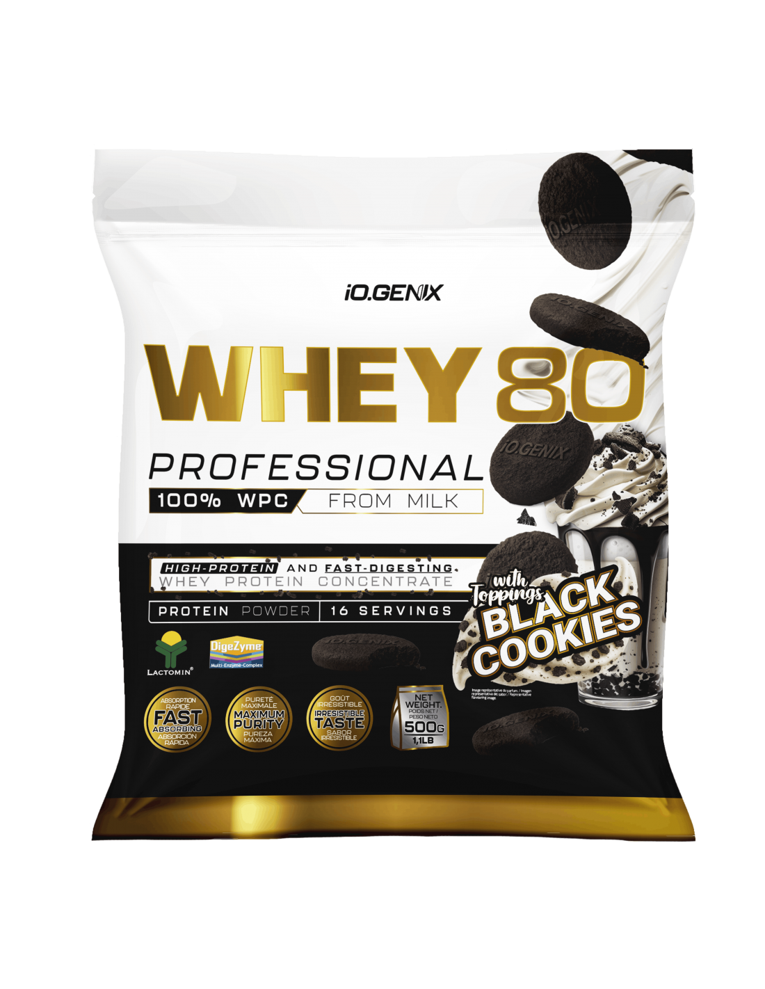 WHEY BLACK COOKIES IO.GENIX