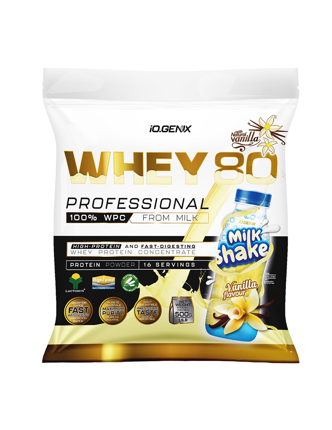 WHEY VAINILLA MILKSHAKE IO.GENIX
