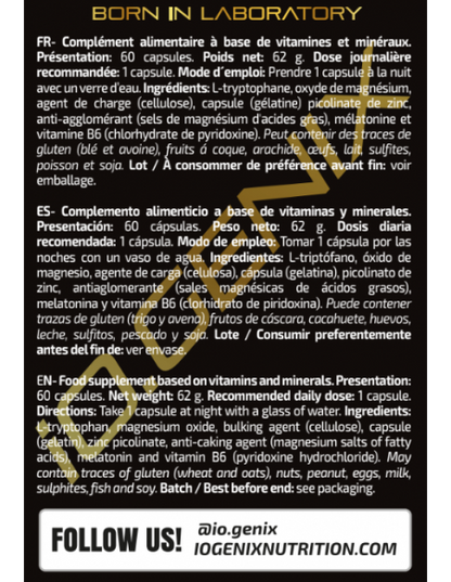 ZMA PLUS IO.GENIX 60 CAPSULAS